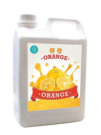 Xarope Frutose sabor LARANJA -2,5kg - Para Bubble Tea