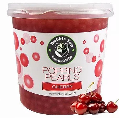 Bubble Tea - CEREJA - Bubble Pearls Popping 3,4kg bolinhas de sabor