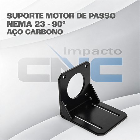 Suporte Motor de Passo Nema 23 - 90°
