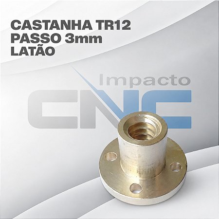 Castanha TR12 passo 3mm