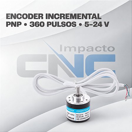 Encoder Incremental Pnp 360 Pulsos 5 A 24v