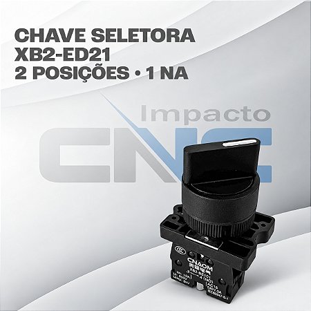 Chave Seletora XB2-ED21  2 posições 1 NA