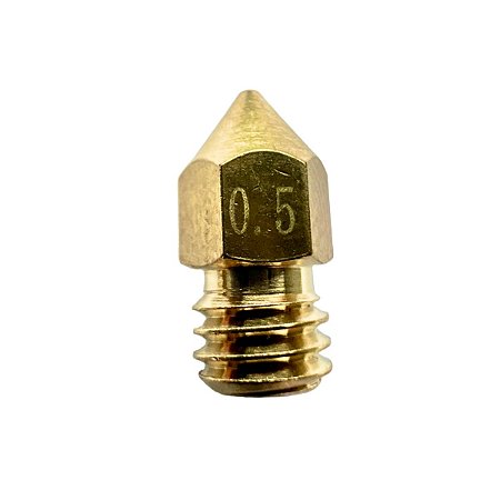 Bico Extrusora MK8 1,75mm - Nozzle 0.5 mm