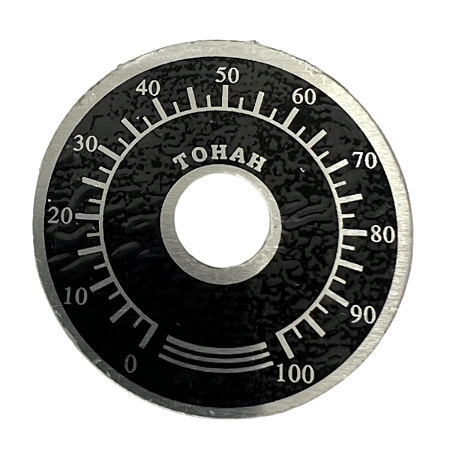 Escala para Potenciômetro 0-100 (40X10mm)
