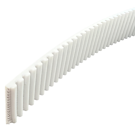 Correia HTD 3M 12mm com passo 3mm Branca - Alma de Aço