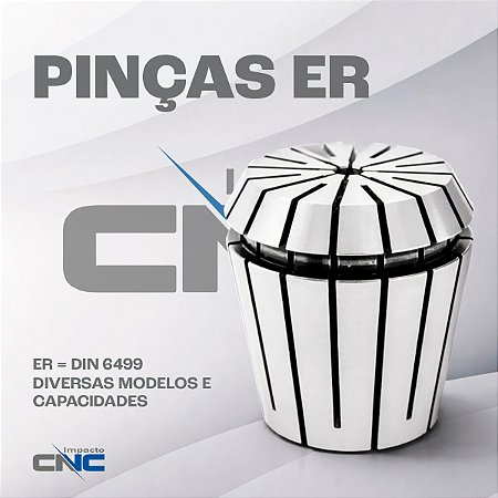 Pinça ER40 - 6mm