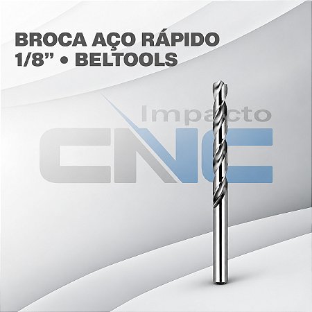 Broca de Aço Rápido 1/8" Beltools