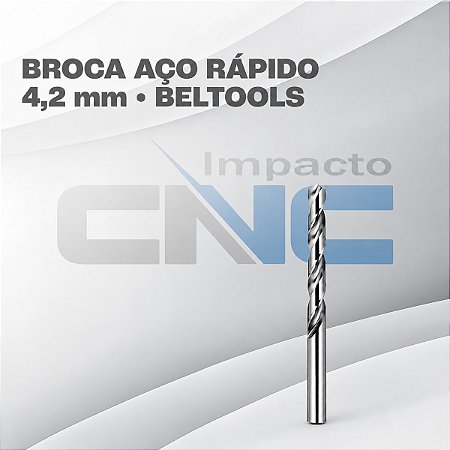 Broca de Aço Rápido 4,2mm Beltools