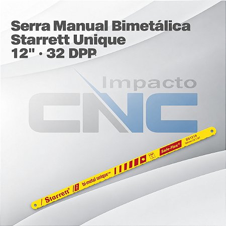 Serra Manual Bimetálica 12 Unique 32D Starrett