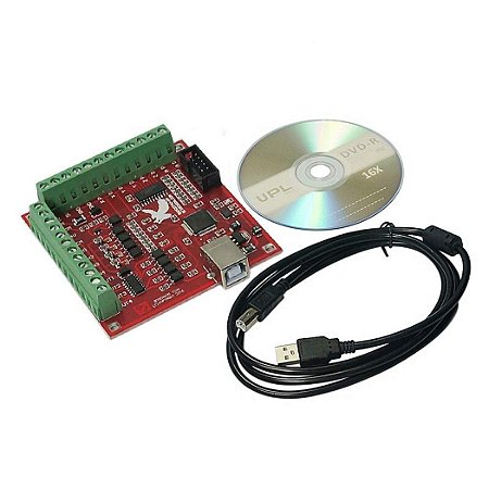 Interface Controladora 4 Eixos Usb Para Mach3