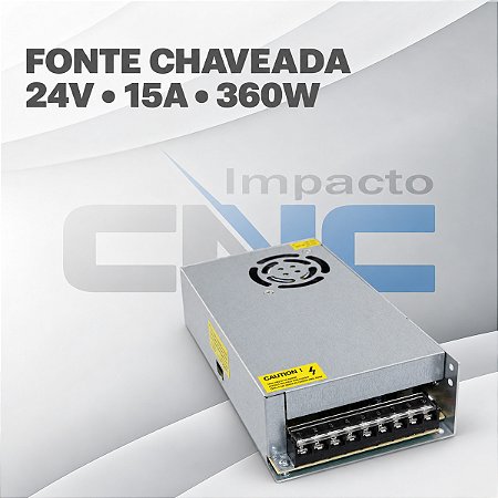 Fonte Chaveada 24v 15A 360w 110/220v