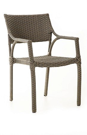 Cadeira Sandra Alumínio com Fibra Sintética