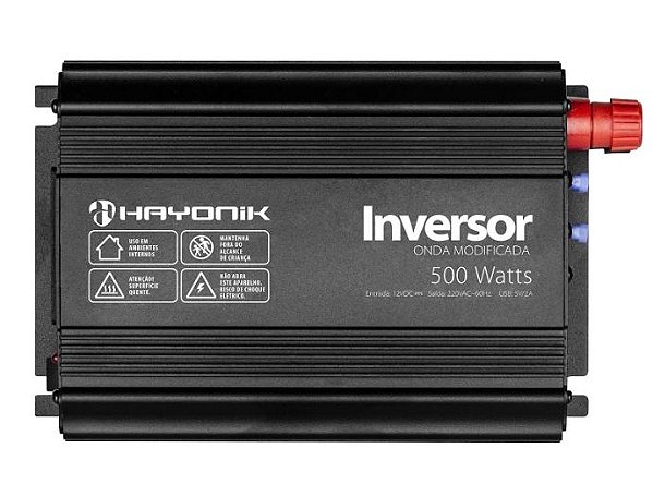 Inversor de Onda Modificada 500W 12VDC/220V PW11-3 HAYONIK
