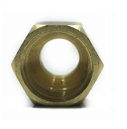PORCA FLANGE 1/4 SAE LATAO USINADA