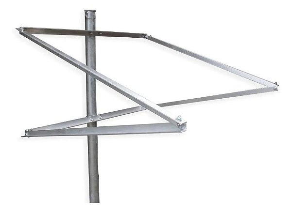 Suporte Para Painel Placa Solar Fotovoltaico Poste 450 W
