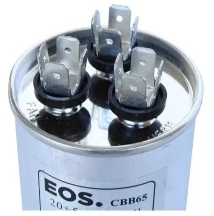 CAPACITOR DUPLO 20+5UF 380V