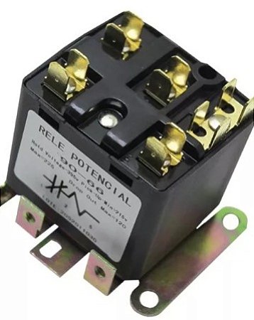 RELE VOLTIMÉTRICO PARA AR CONDICIONADO 3/4HP A 5HP BIVOLT