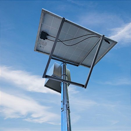 Suporte Para Painel Solar Fotovoltaico Poste 155W