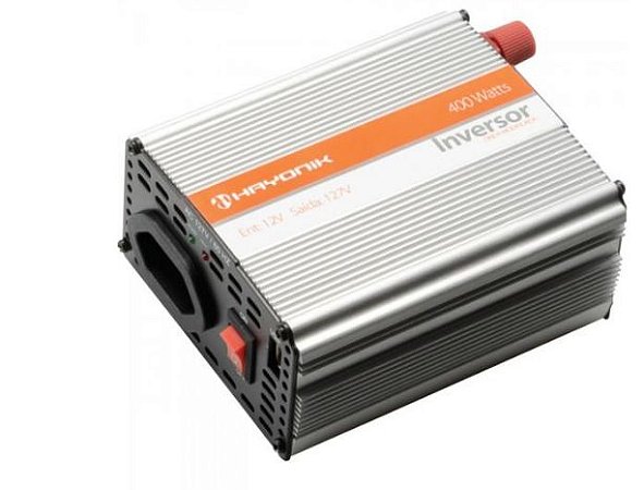 Inversor Onda Modificada de 12VDC para 127V USB 400W HAYONIK