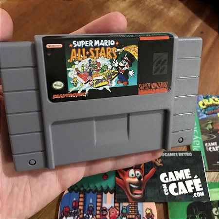 Cartucho Super Mario All-Stars - Game com Café.com
