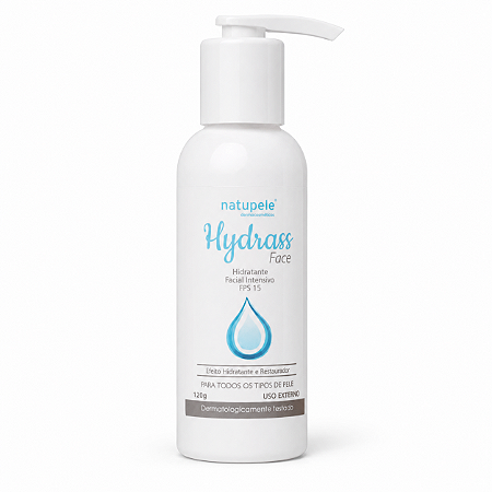 Hidratante Facial Hydrass Face FPS 15 Natupele 120g