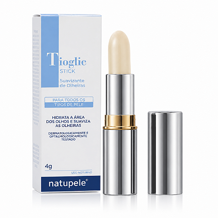 Tioglic Stick Natupele 4g Tratamento para Olheiras Ácido Tioglicólico 2,5% Área dos Olhos