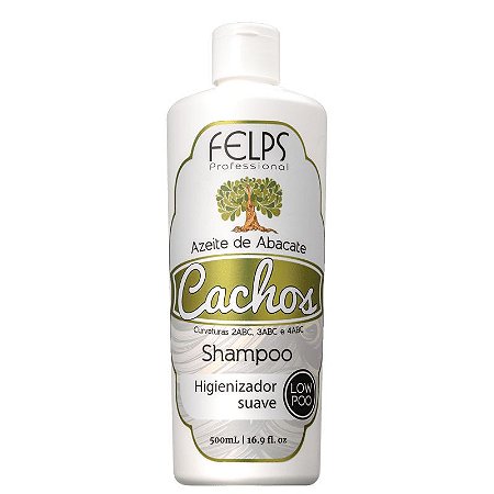 Shampoo Cachos Azeite de Abacate Low Poo Felps Profissional 500ml