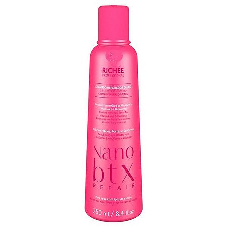 Shampoo Reparador Diário NanoBtx Richée Professional 250ml