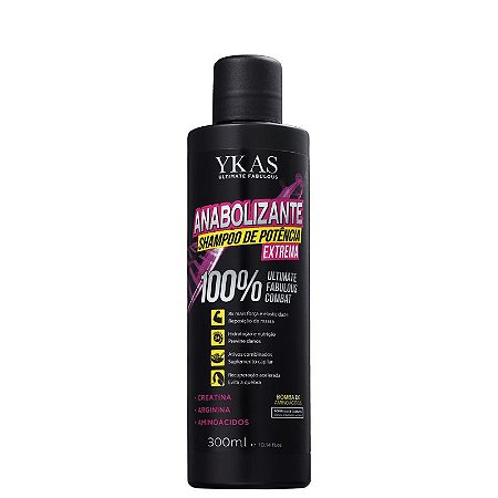 Shampoo Anabolizante Capilar de Potência Extrema 300ml