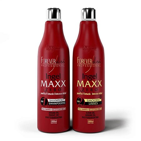 Escova Progressiva Ingel Maxx Forever Liss 2x1 litro