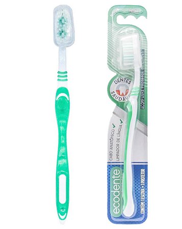 Escova Dental - Dentes Saudáveis - Solapa com 12 unidades