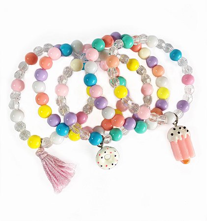 Kit 5 Pulseiras Candy