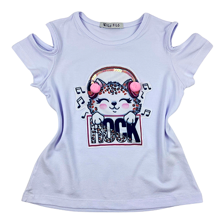 Blusa Gatinha Ombro Vazado