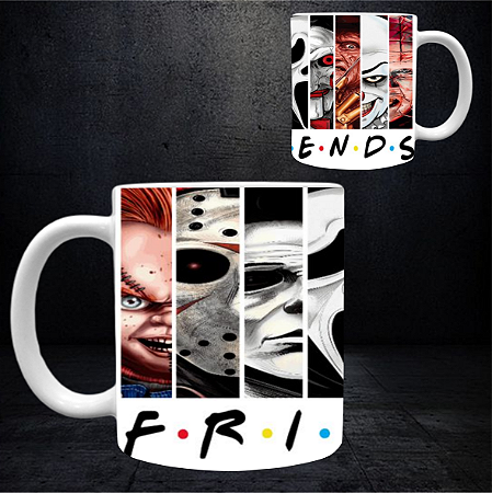 CANECA AMIGOS DO TERROR