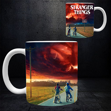 CANECA STRANGER THINGS  O INICIO