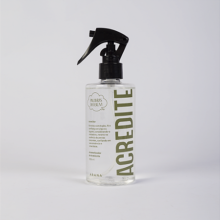 Aromatizador Acredite 250ml - Arana