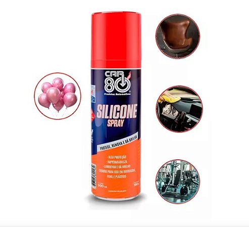 Silicone Spray Lubrificante 300ml Car80