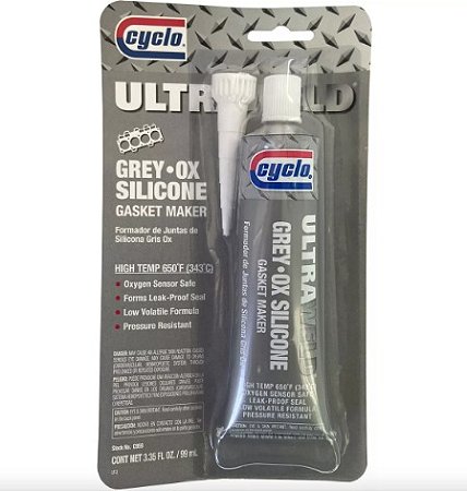 Cola Junta Silicone Cinza Cyclo Ox Ultraweld Alta Perfomance