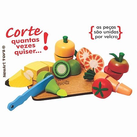 Kit Frutas e verduras com corte