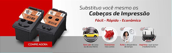 Kit de Cabeça de Impressão Preta e Colorida  BH-1 CH-1