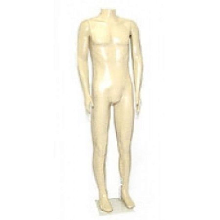 Manequim masculino s/ cab. c/ braço