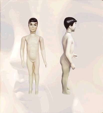 Manequim inf. masculino completo