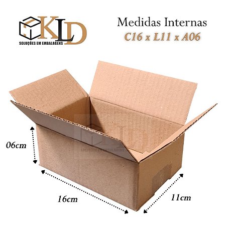 300 caixas de papelão - MEDIDAS 16x11x06 cm | 1º LINHA - ENVIOS CARREGADORES & CAPINHAS DE CELULAR