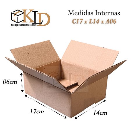 300 caixas de papelão - MEDIDAS 17x14x06 cm | 1º LINHA - ENVIOS HD EXTERNO & ACESSÓRIOS