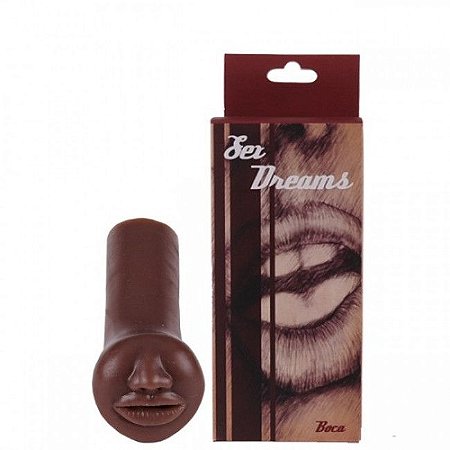 MASTURBADOR BOCA CHOCOLATE