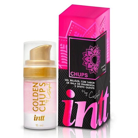 GEL EXCITANTE ANAL COM SABOR DE FRAMBOESA GOLDEN CHUPS 17ML