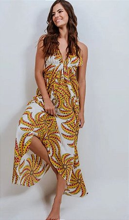 VESTIDO INDIANO PALAK BANANAS