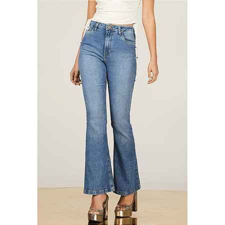 CALÇA JEANS BOOT CUT  REGINA- ALL IS LOVE