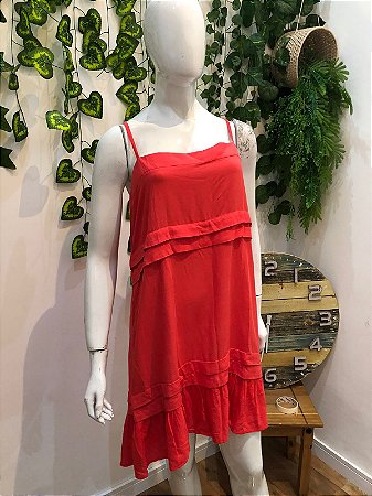 VESTIDO CURTO PREGAS-MARIA FILÓ