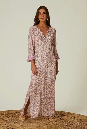 VESTIDO MIDI ESTAMPA RESORT-MARIA FILÓ